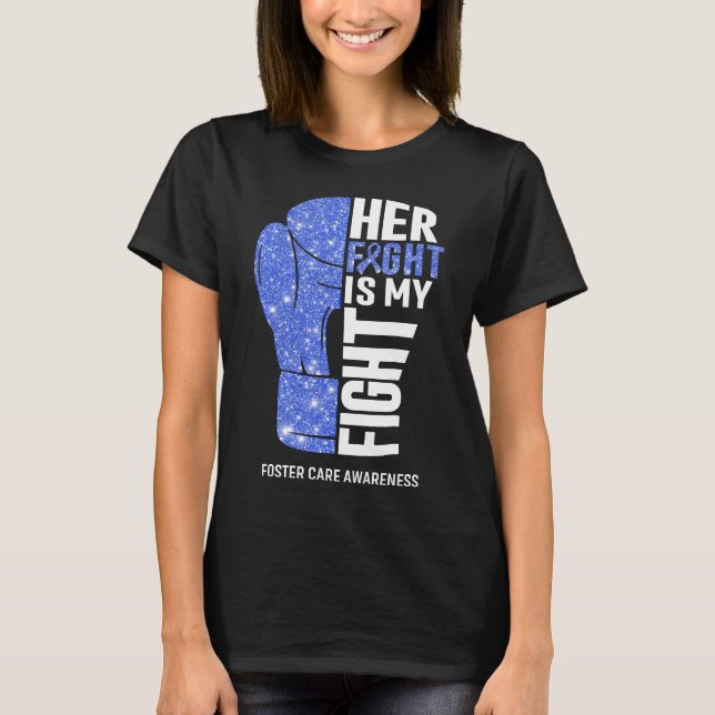 Boxhandskar Foster Care Warrior T Shirt (Framsida)
