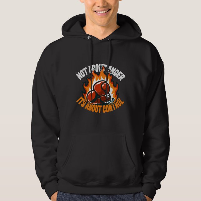 Boxhandskar med brand hoodie (Framsida)