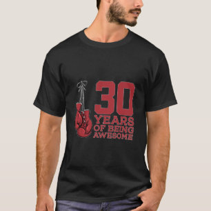 BOXING 30 ÅR AV FANTASTISK BOXER 30:e BIRTHD T Shirt