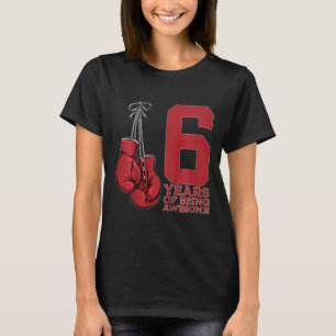 Boxing 6 år av Fantastisk Boxer 6e födelsedag T Shirt