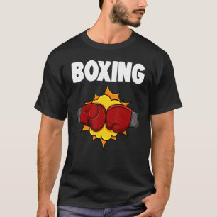 Boxing All Day Women Boxing Glove Sports Kärlek T Shirt