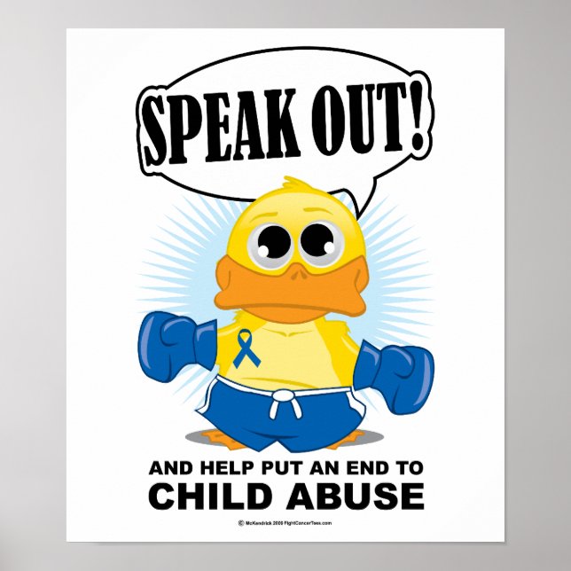 Boxing Anka Child Abuse Poster (Framsidan)
