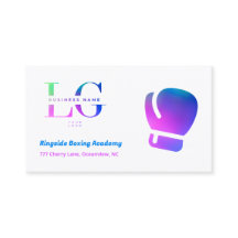 Boxing ANPASSNINGSBAR LOGOTYP QR