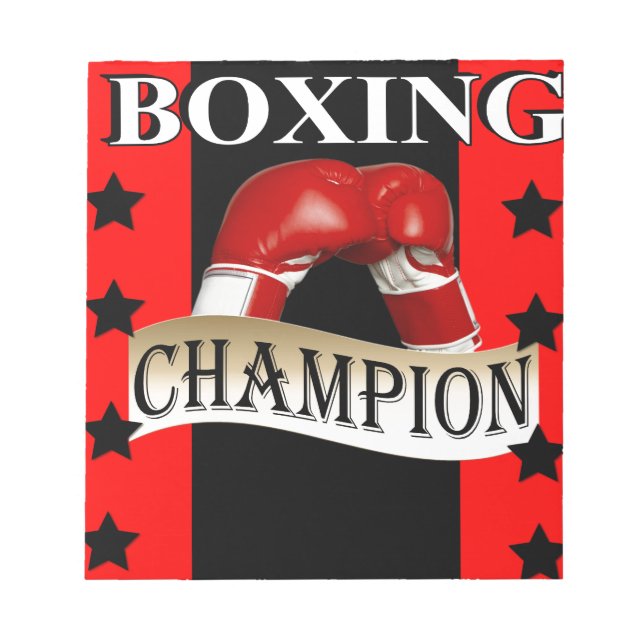 BOXING ANTECKNINGSBLOCK (Framsida)