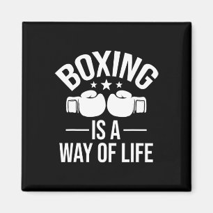 Boxing är ett sätt att leva - Kickboxing Kickboxer Magnet