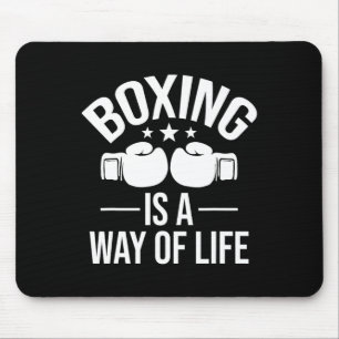 Boxing är ett sätt att leva - Kickboxing Kickboxer Musmatta
