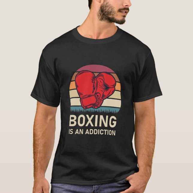 Boxing är ett tillval - kickboxning - Boxer T Shirt (Framsida)