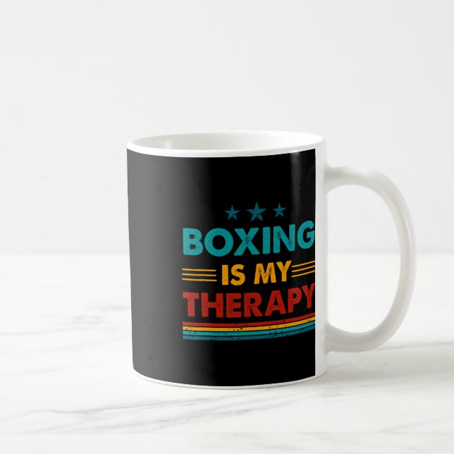 Boxing är min terapeutiska lätting kaffemugg (Höger)
