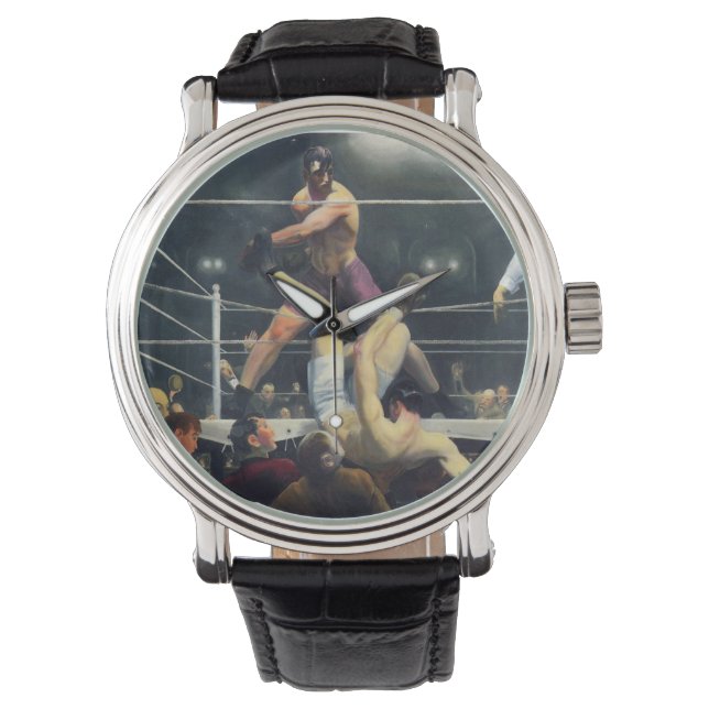 Boxing Art Armbandsur (Framsida)
