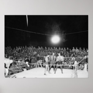 Boxing at Walter Reed, 1920-talet Poster