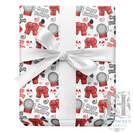 Boxing Birthday Wrapping Papper Presentpapper