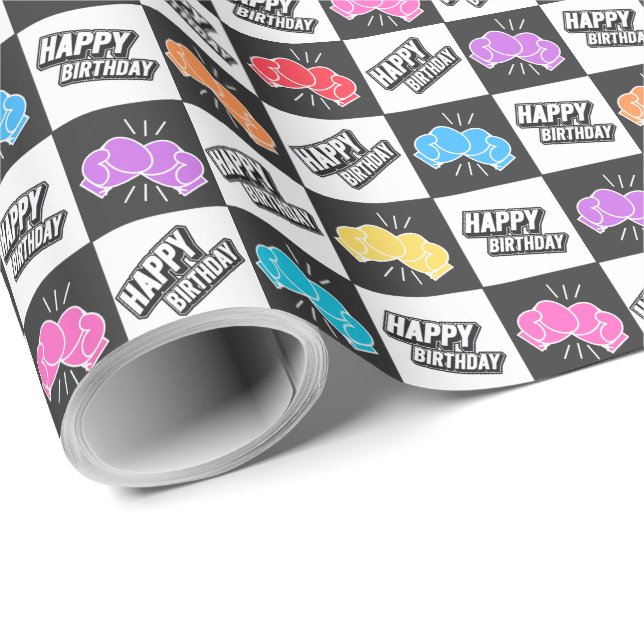 Boxing Birthday Wrapping Papper Presentpapper (Rullad Hörn)