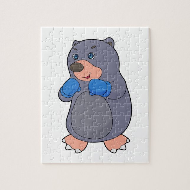 Boxing Boxer Boxing handskar för rörlig Boxing Pussel (Vertikal)