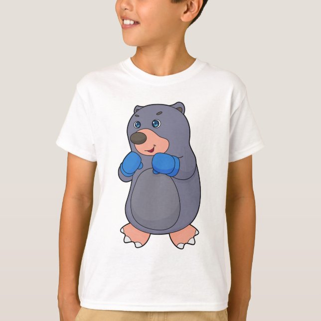 Boxing Boxer Boxing handskar för rörlig Boxing T Shirt (Framsida)