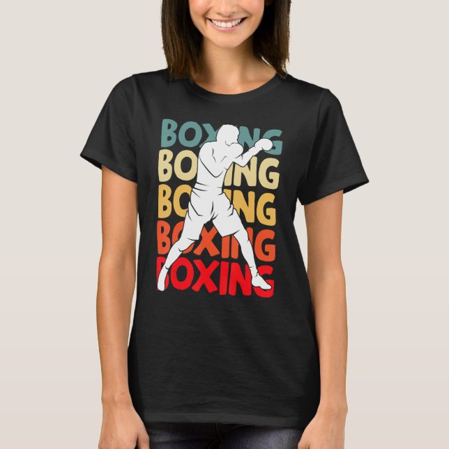 Boxing Boxer Boys Manar Kids T Shirt (Framsida)