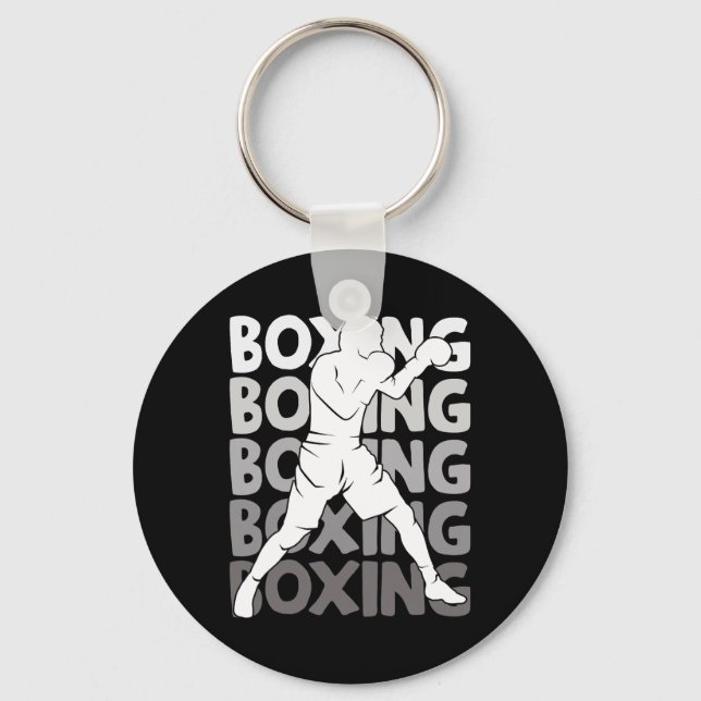 Boxing Boxer Boys Men Kids 2  Nyckelring (Framsida)