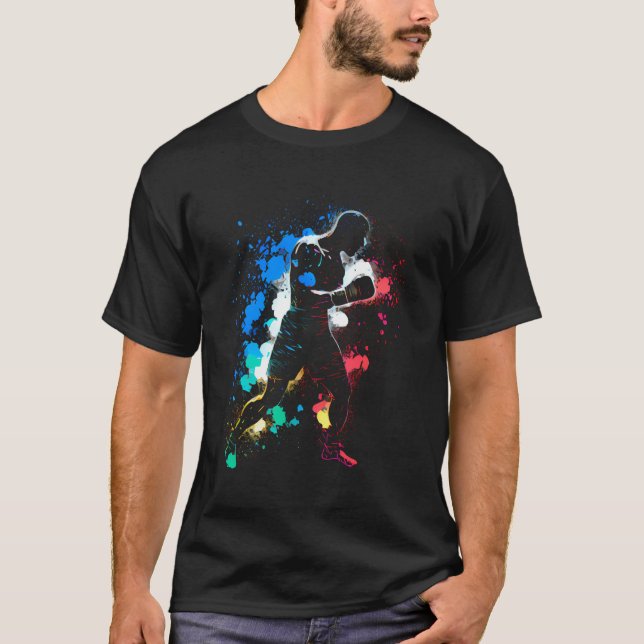 Boxing Boxer Competition Fibing Boxing Coach Sport T Shirt (Framsida)