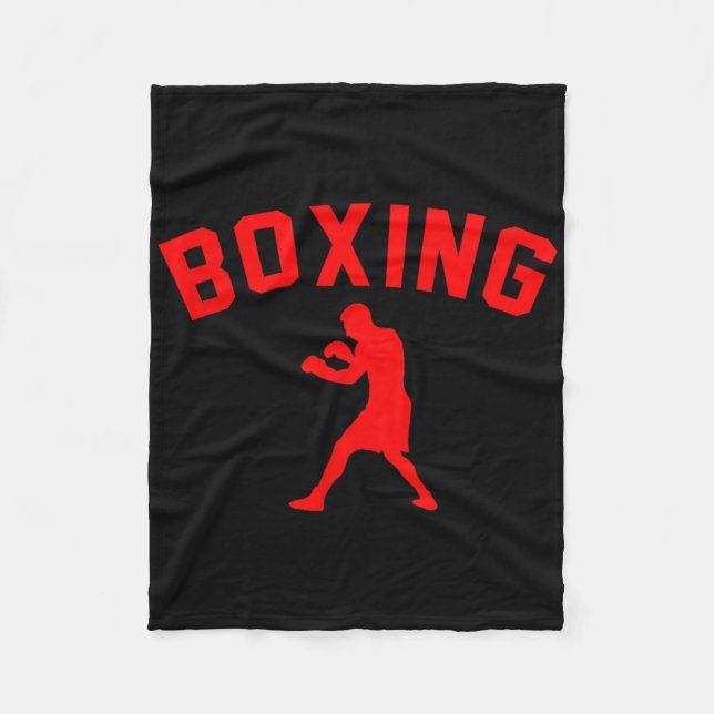 Boxing - Boxer Gift Boxing Fläkt Boxing Trainer Bo Fleecefilt (Framsidan)