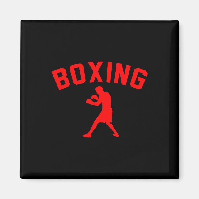 Boxing - Boxer Gift Boxing Fläkt Boxing Trainer Bo Magnet (Framsidan)