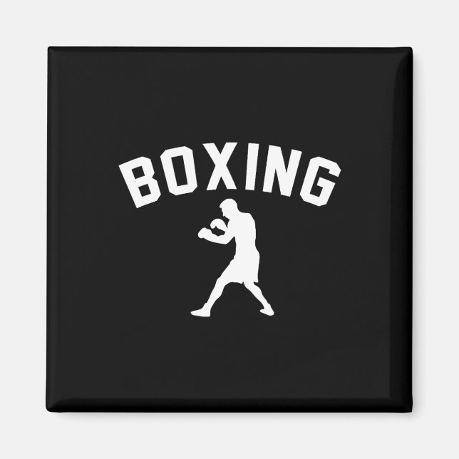 Boxing - Boxer Gift Boxing Fläkt Boxing Trainer Bo Magnet (Framsidan)