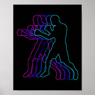 Boxing Boxer Gift Clothes for Boys Youth Manar Kid Poster