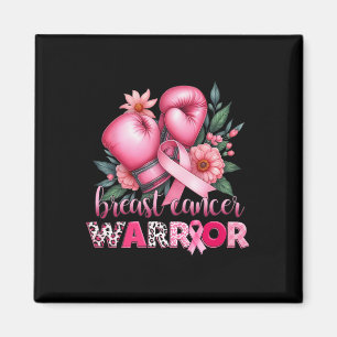 Boxing Breast Cancer Warrior Rosa Breast Cancer Aw Magnet