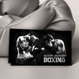Boxing bus Watercolor art Visitkort