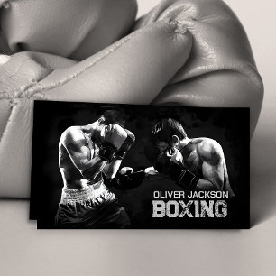 Boxing bus Watercolor art Visitkort
