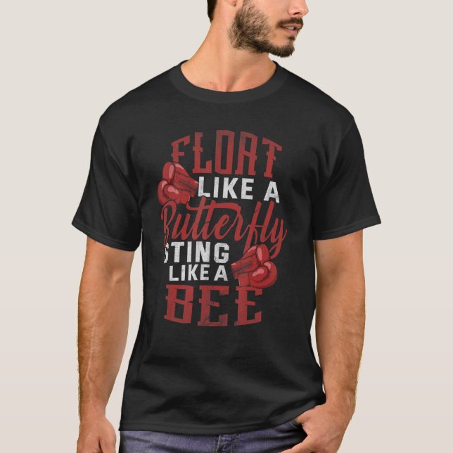 Boxing Canvas Sparring Match Coach 12 T Shirt (Framsida)
