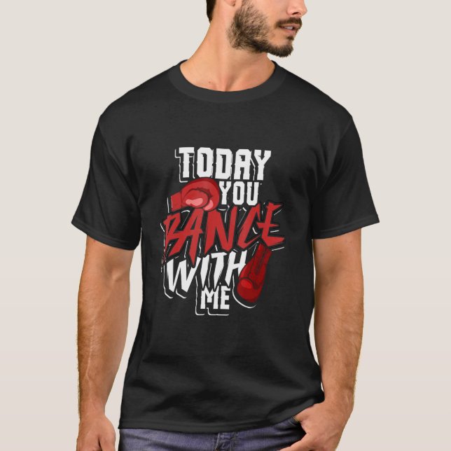 Boxing Canvas Sparring Match Coach 1 T Shirt (Framsida)