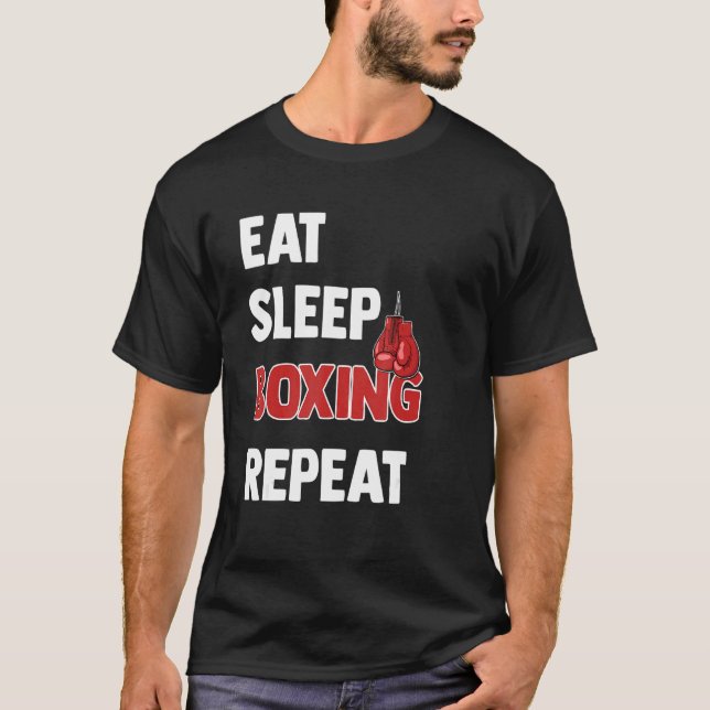 Boxing Canvas Sparring Match Coach 5 T Shirt (Framsida)