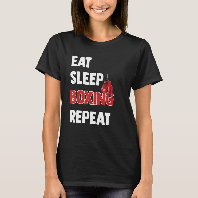 Boxing Canvas Sparring Match Coach 5 T Shirt (Framsida)