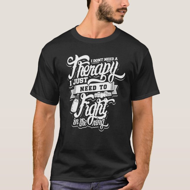 Boxing Canvas Sparring Match Coach 7 T Shirt (Framsida)