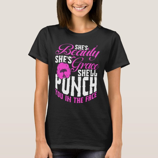 Boxing Canvas Sparring Match Coach 9 T Shirt (Framsida)