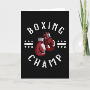 Boxing Champ Box Sports Martial Arts Fighter Kort