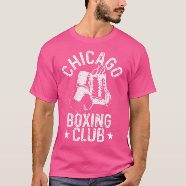 Boxing Chicago Boxing Klubb Boxer T Shirt (Framsida)