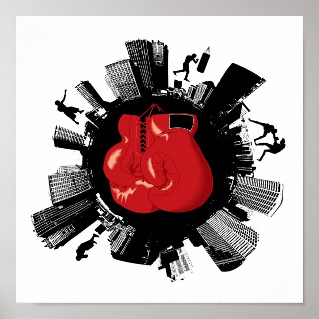 Boxing City Poster (Framsidan)