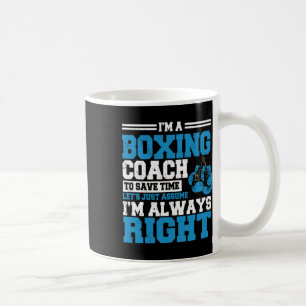 Boxing Coach Boxer Instructor Combat Sport Teacher Kaffemugg