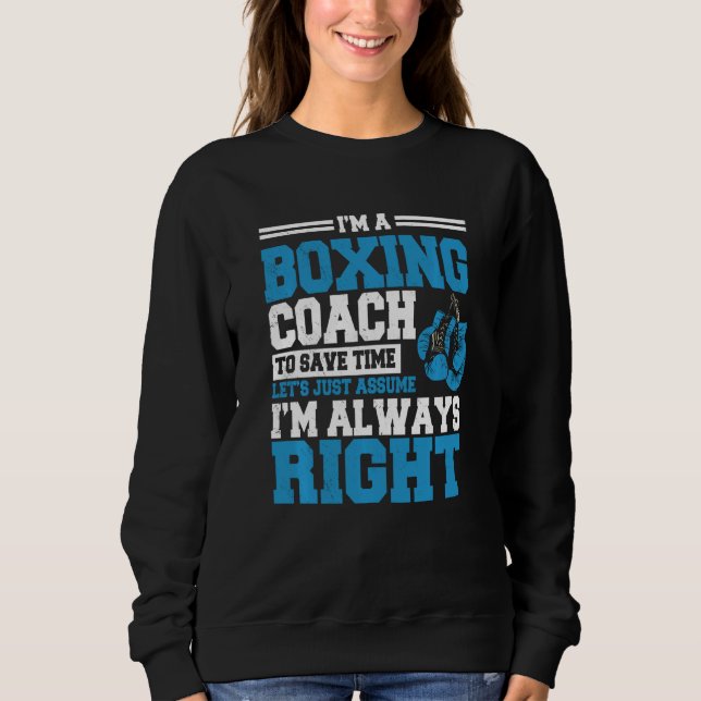 Boxing Coach Boxer Instructor Combat Sport Teacher T Shirt (Framsida)
