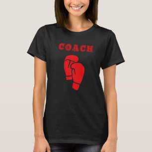 Boxing Coach Boxer Red Boxing Handskar T Shirt