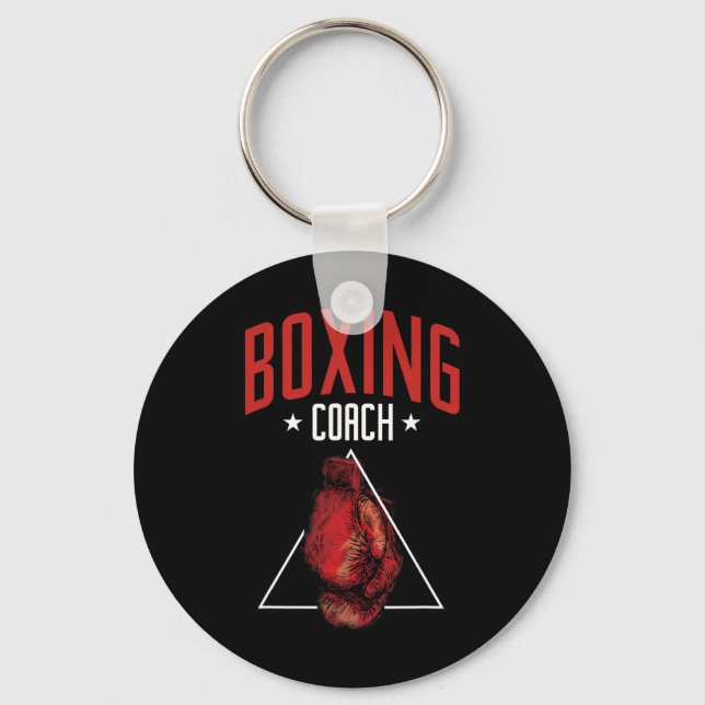 Boxing Coach Boxing Handskar Trainer Boxer Nyckelring (Framsida)