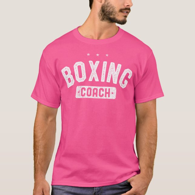 Boxing Coach Boxing T Shirt (Framsida)