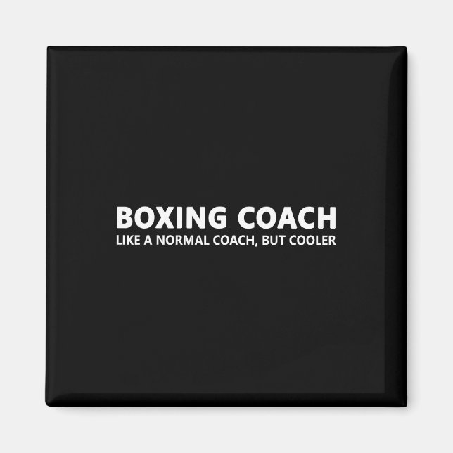 Boxing Coach Definition Boxing Coach Magnet (Framsidan)