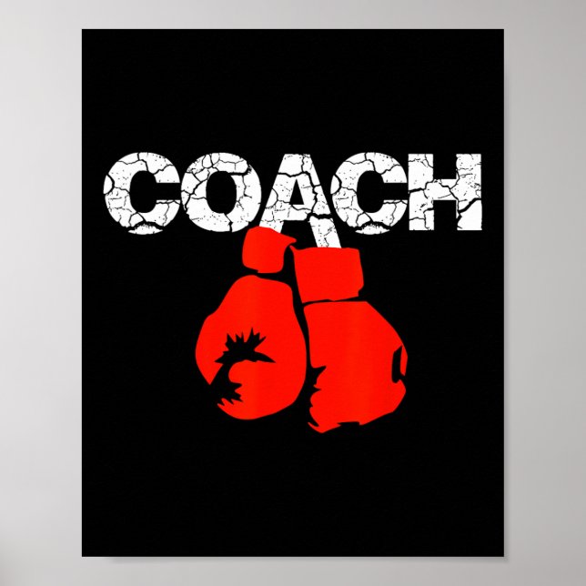 Boxing Coach Definition Boxing Trainer Boxing Coac Poster (Framsidan)
