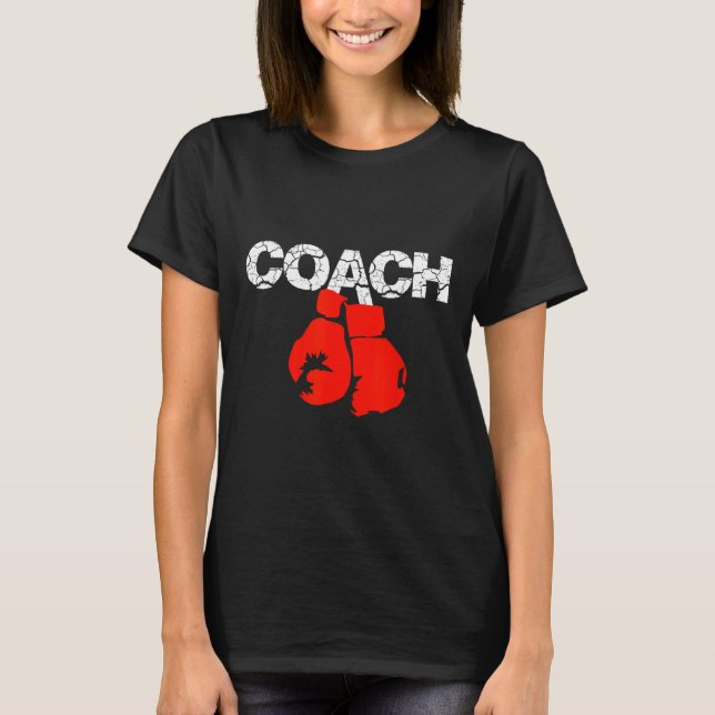 Boxing Coach Definition Boxing Trainer Boxing Coac T Shirt (Framsida)