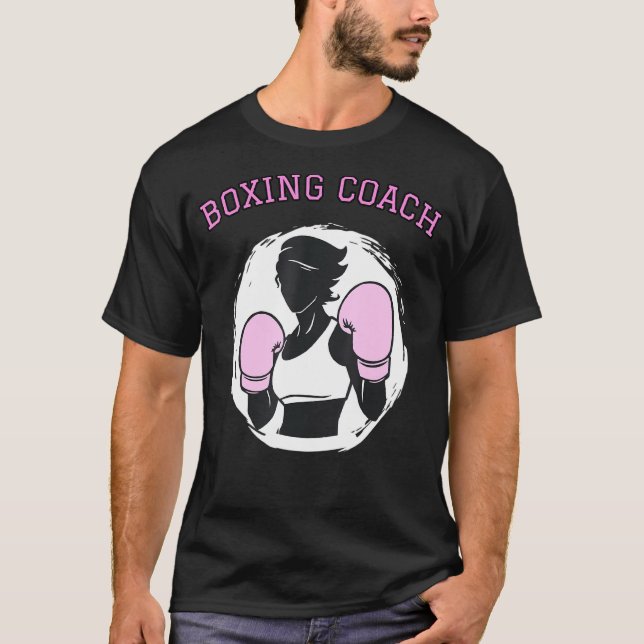 Boxing Coach Female Boxer Women Girls Novelty _1 T Shirt (Framsida)