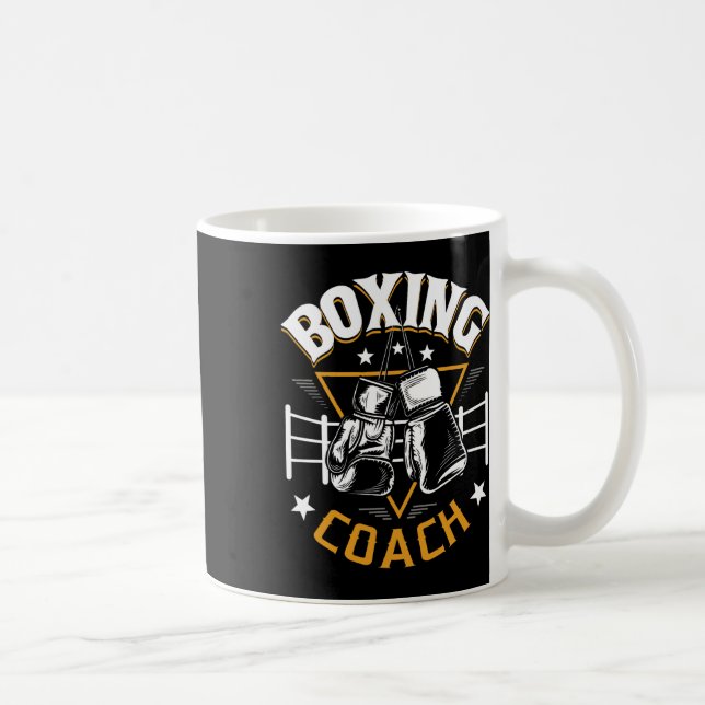 Boxing Coach - Kickboxing Kickboxer Gym Boxer 1 Kaffemugg (Höger)