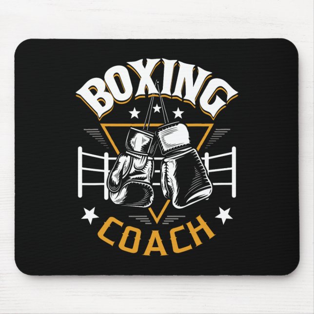 Boxing Coach - Kickboxing Kickboxer Gym Boxer 1 Musmatta (Framsidan)