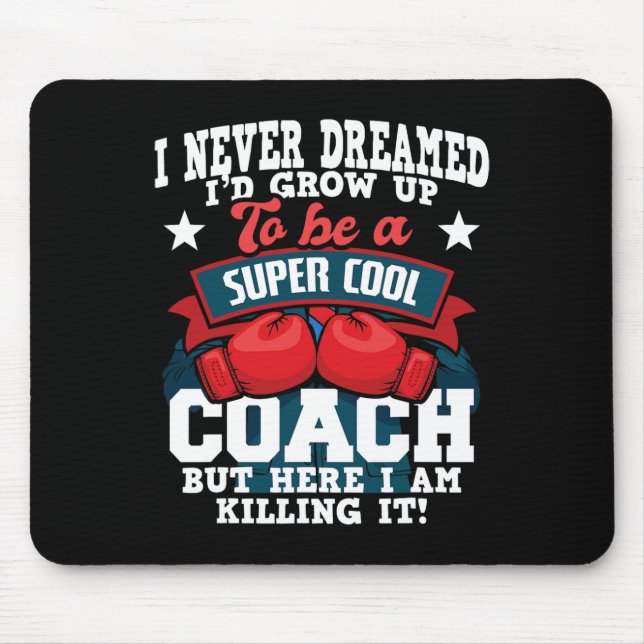 Boxing Coach - Kickboxing Kickboxer Gym Boxer 2 Musmatta (Framsidan)