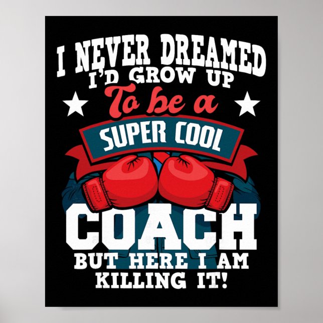 Boxing Coach - Kickboxing Kickboxer Gym Boxer _2  Poster (Framsidan)